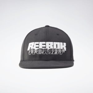 Czapka Męskie Reebok Combat 6 Panel Czarne PL 13ZWEMC